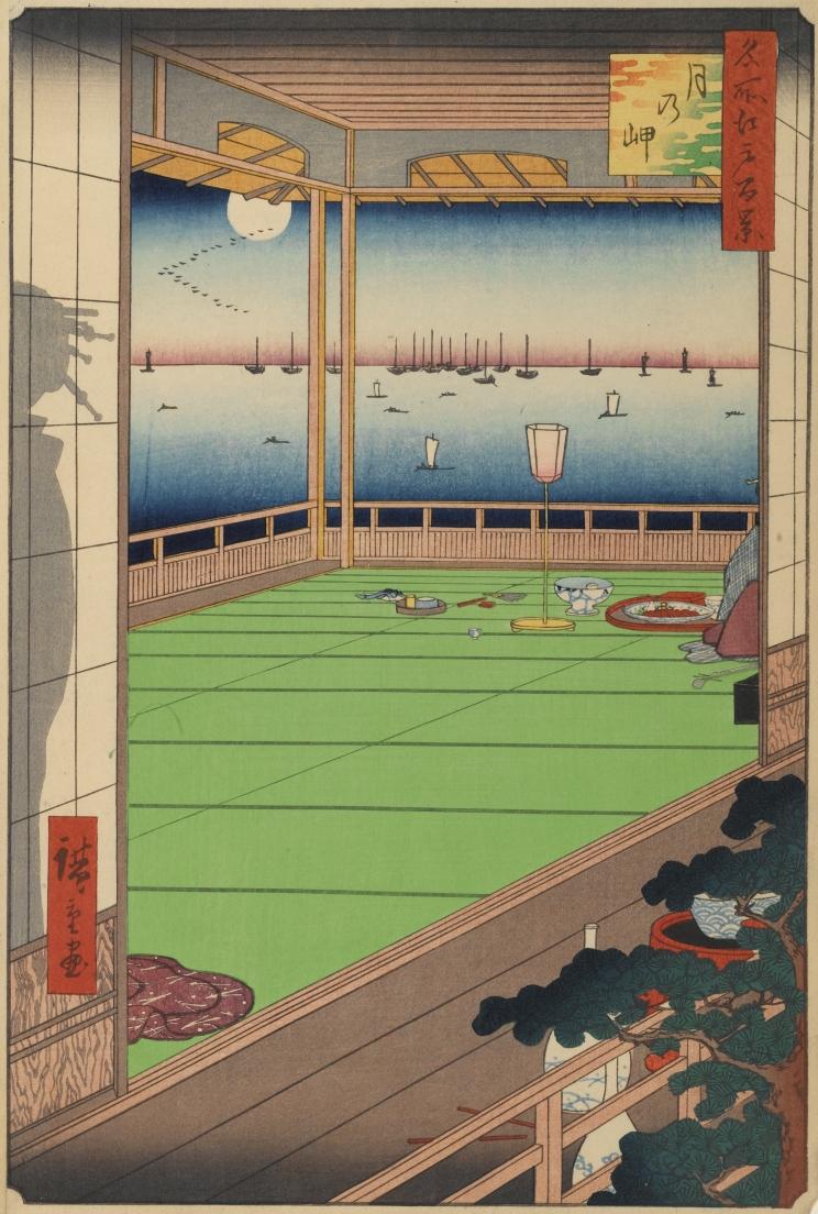 Moon-Viewing Point, No. 82 of, One Hundred Famous Views of Edo