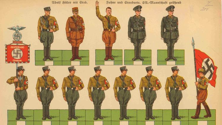 Paper Nazi Soldiers, c. 1933-43