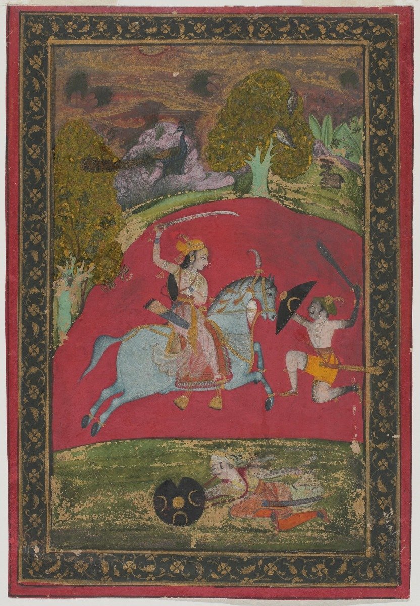 FOLIO FROM A RAGAMALA SERIES: NATA RAGINI, cr. 1750, ?, India