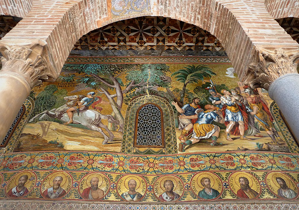 The lament of King David over his son Absalom (detail), cr. 1832, Santi Cardini and Pietro Casamassima, Palermo, Sicily