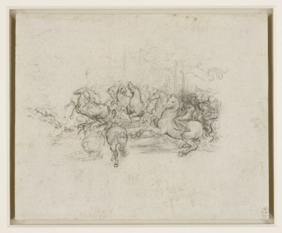 A body of cavalry, c.1503-4, Leonardo da Vinci
