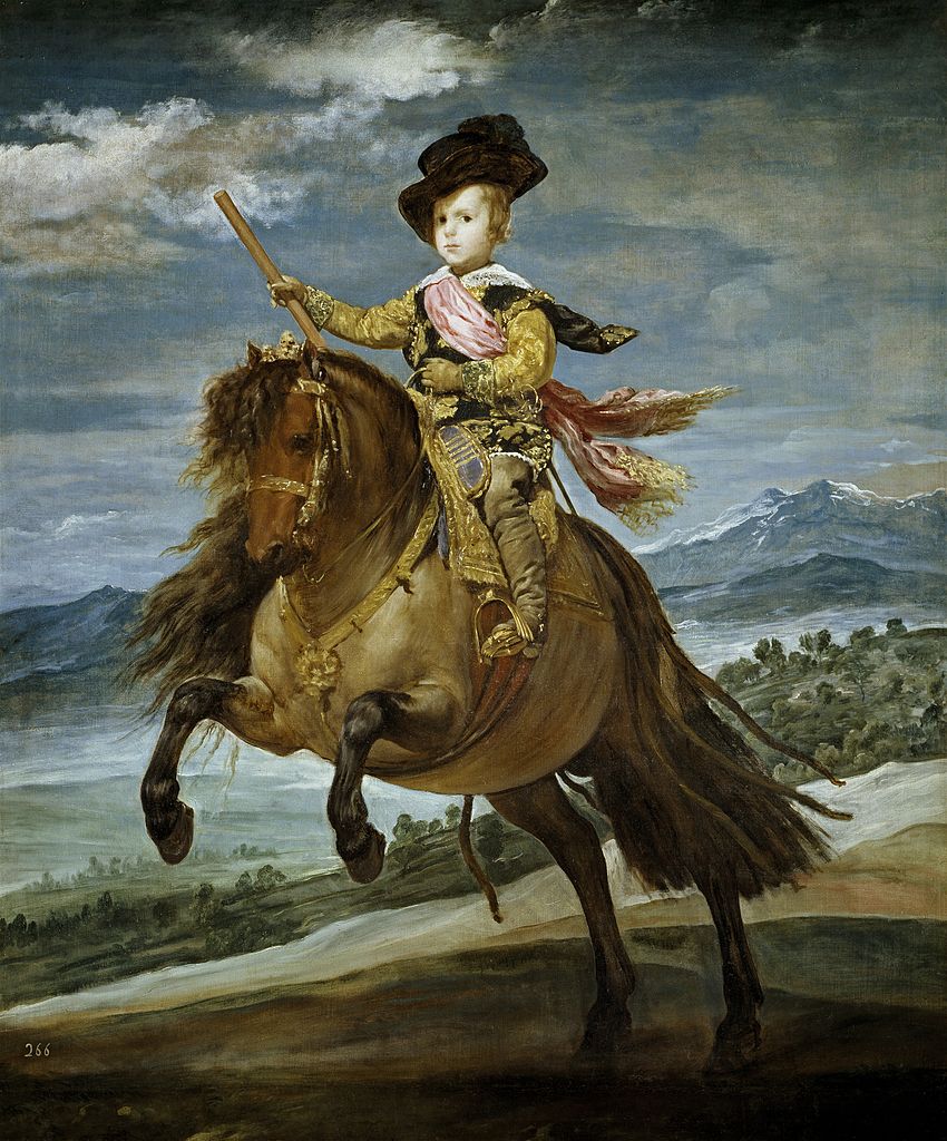 Equestrian Portrait of Prince Balthasar Charles, 1634-5, Diego Velázquez