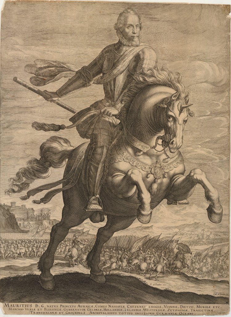 Portrait of Maurice of Nassau, Prince of Orange, cr. 1596-1637, Antonio Tempesta, Italy and Netherlands