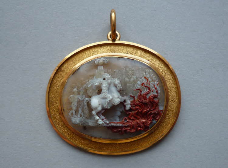 Cameo depicting the devotion of Marcus Curtius, 16th century, Italy