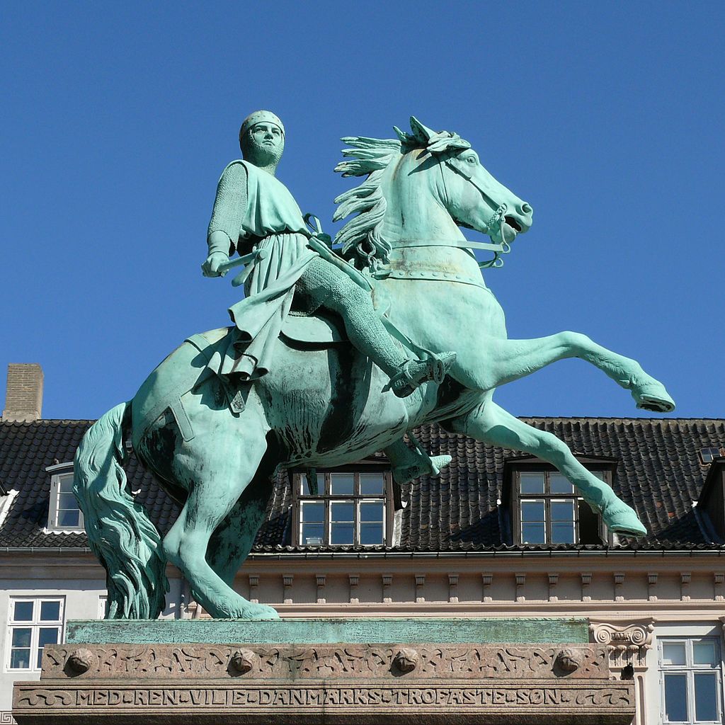 Statue of Absalon, 1902, Vilhelm Bissen, Copenhagen, Denmark