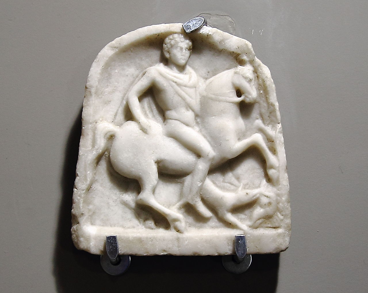 Marble votive tablet of the Thracian Horseman, 3rd century AD