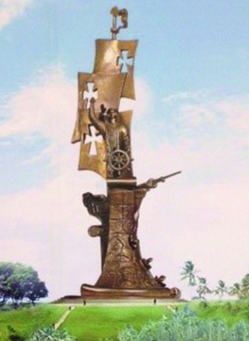 Columbus statue, 1992, Zurab Tsereteli