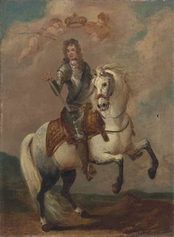 Equestrian portrait of William III, second half of the 17th century, circle of Godfrey Kneller, England