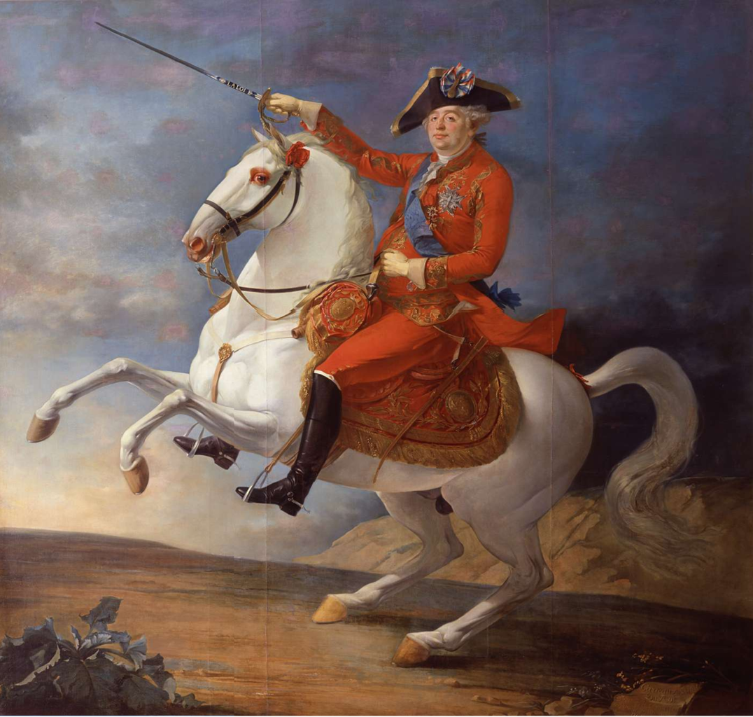 Louis XVI as a citizen-king, sporting the tricolour cockade on his hat, 1791, Jean Baptiste François Carteaux