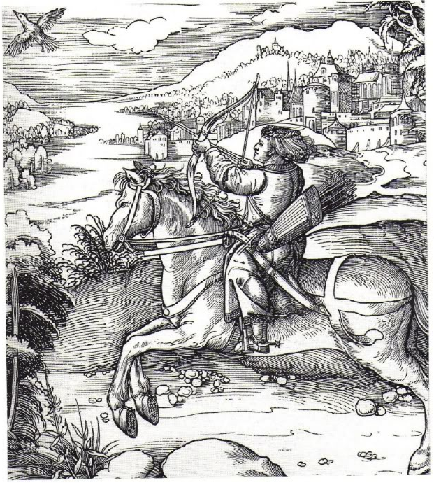The Prince at the Bird-Catching, 1514-6, Leonhard Beck
