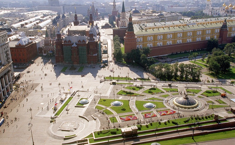 Manege Square (Манежная площадь), Moscow, Russia