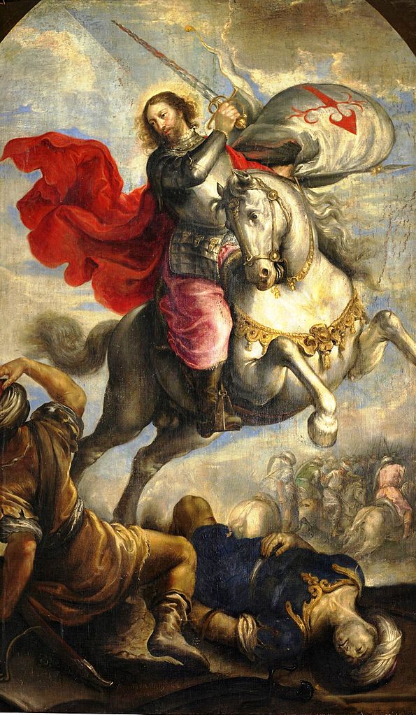 The Apostle Santiago on horseback, or Santiago Matamoros, 1649, Francisco Camilo, Spain