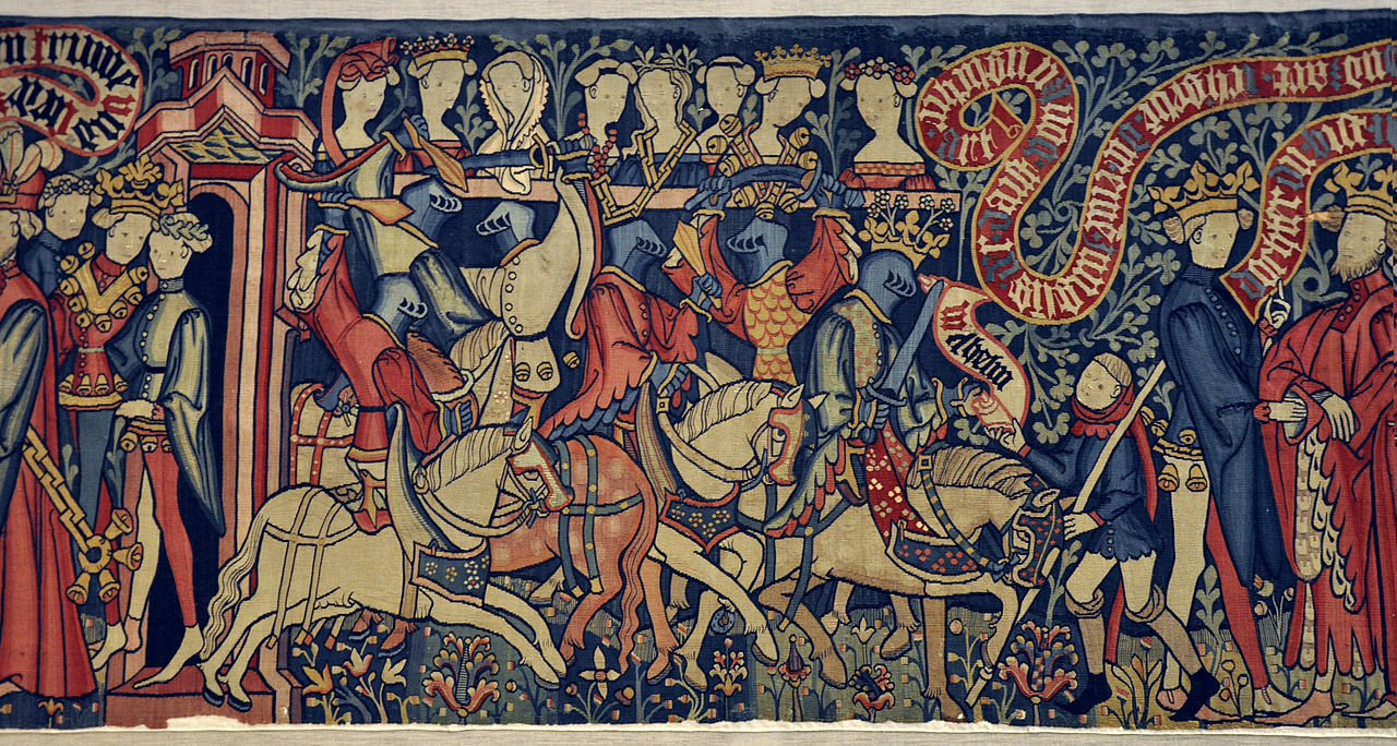 Love Story of William of Orlens and the King of England's daughter Amelie, cr. 1410-30, Middle Rhine region, Germany