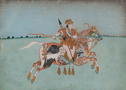 Composite horse with a female rider, late 18th century, Murshidabad, India