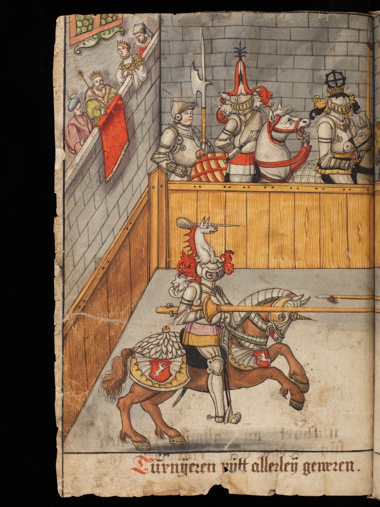 Illustration of the Housebook of the Lords of Hallwil, second half of the 16th century, German (now Switzerland)