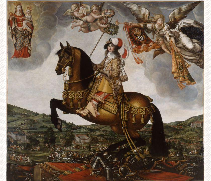 Equestrian portrait of Madame de Saint Baslemont, 1646, Claude Déruet