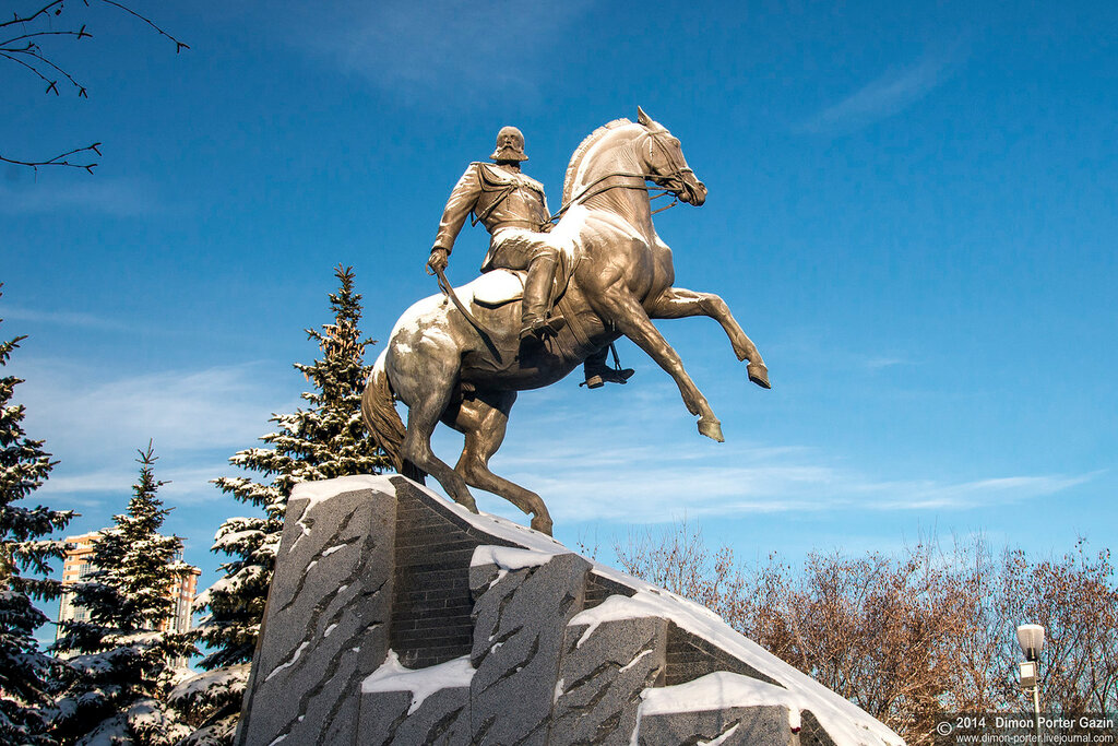 Monument to General Skobelev, 2014, Aleksandr Rukavishnikov, Moscow, Russia