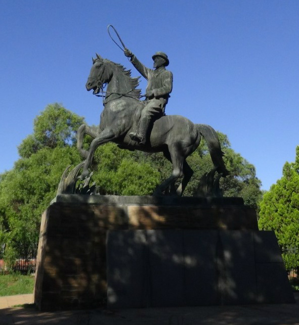 Statue of Christiaan de Wet, 1954, Coert Steynberg, Bloemfontein, Turkey