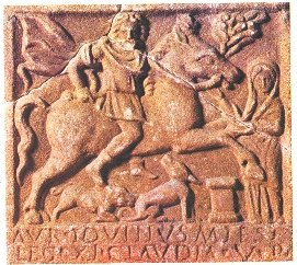 A votive tablet of the deity Sylvanus, end of 2nd century AD