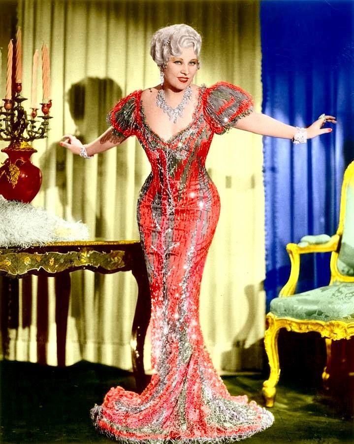 Mae West (1892-1980), promotional photo for 'She Done Him Wrong', 1933